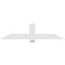 Ekena Millwork Eugene Architectural Grade PVC Gable Bracket, 72"W x 18"H x 4"D x 6"F, 6/12 Pitch GBP072X18X0406EUG00 - alternate 4